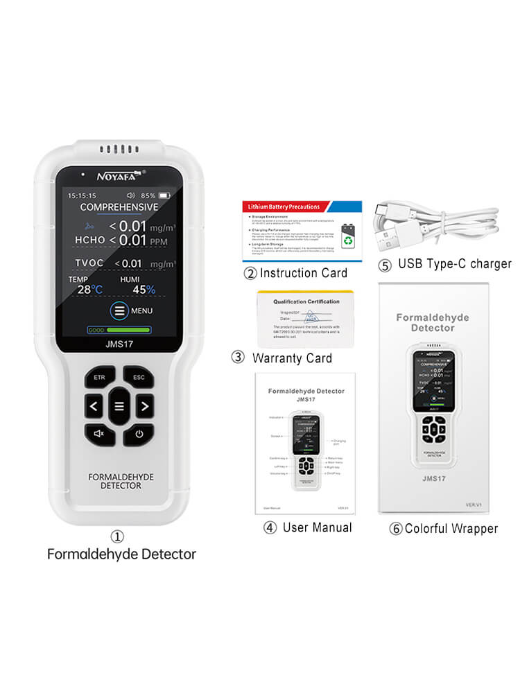 NOYAFA JMS17 Indoor Air Meter with Formaldehyde Detector