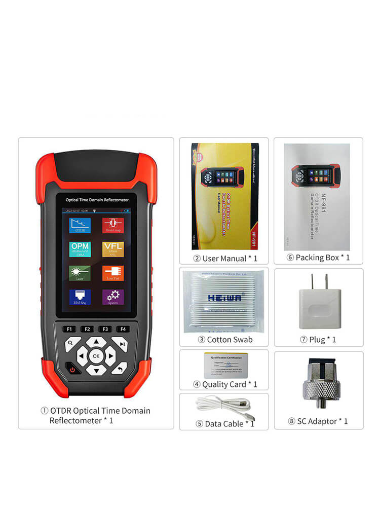 NOYAFA NF-981 Fiber Optic Tester and Fault Locator with OTDR Meter